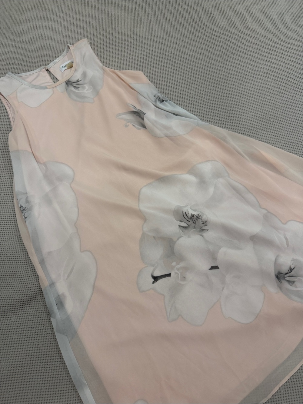 Calvin Klein Pink Floral Maxi Dress